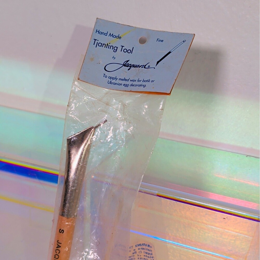 Jacquard Handmade Fine Tip Tjanting Tool for Batik Egg Decorating 9901101